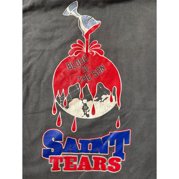 SAINT MICHAEL X DENIM TEARS HOLY GRAIL HOODIE - BLACK sz L - Picture 6 of 16